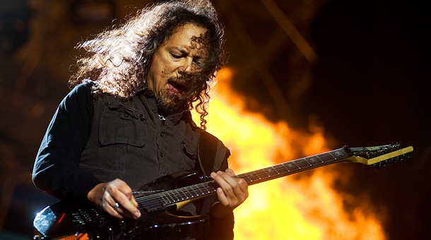 Kirk Hammett en live