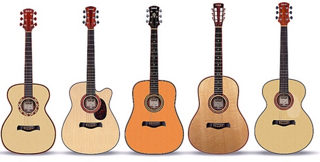 apprendre la guitare acoustique : différentes formes de guitare folk