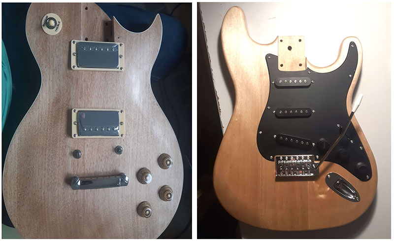 guitare en kit corps strato les paul | MyGuitare