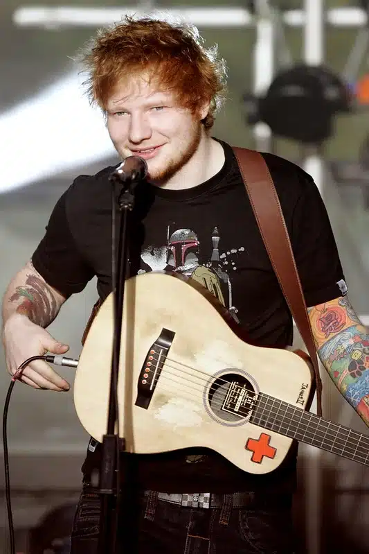 Jeu de guitare d'Ed Sheeran